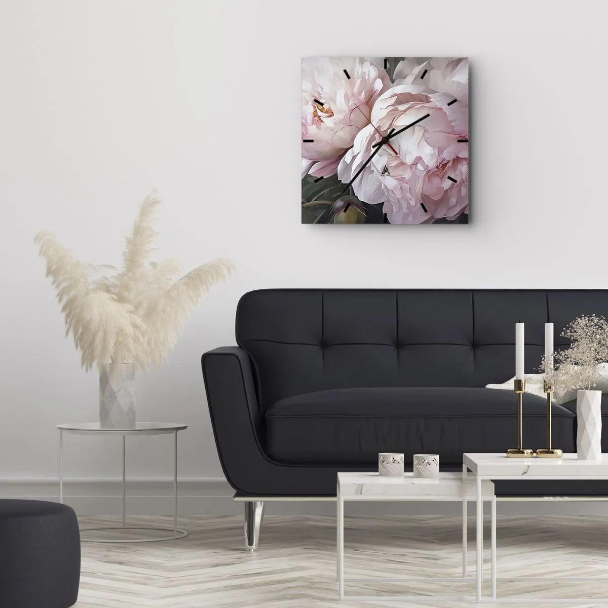 Wandklok - Klok - In bloei gestopt - 40x40 cm