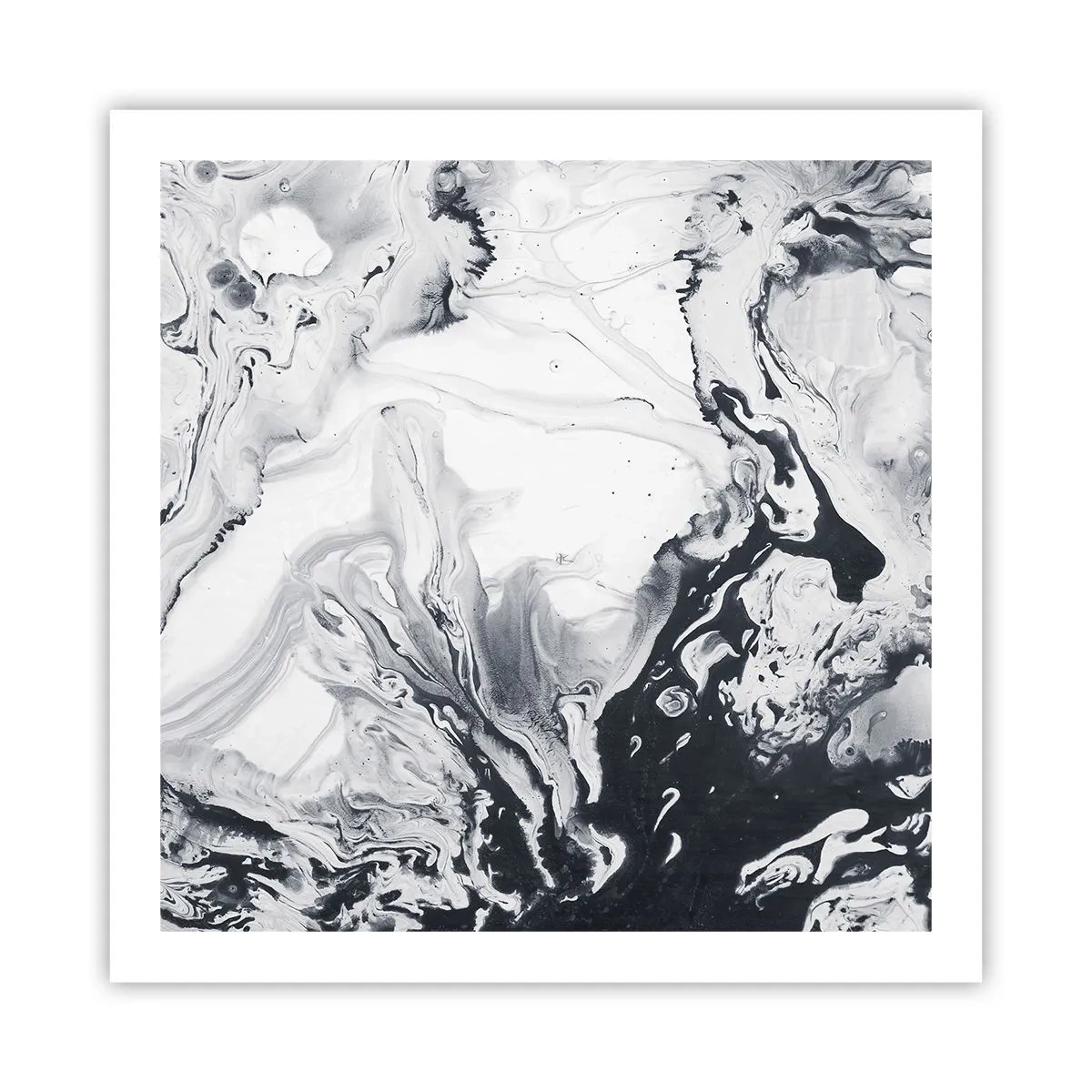 Poster - Het binnenste van de aarde - 60x60 cm