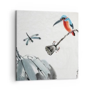 Schilderen op canvas - Het leven van de weide - 60x60 cm