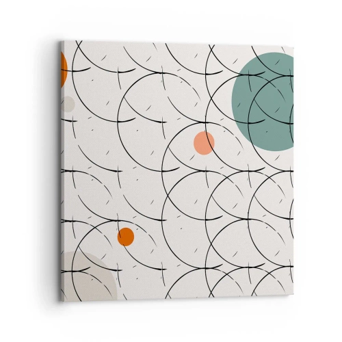 Schilderen op canvas - In de pop-art-sfeer - 70x70 cm