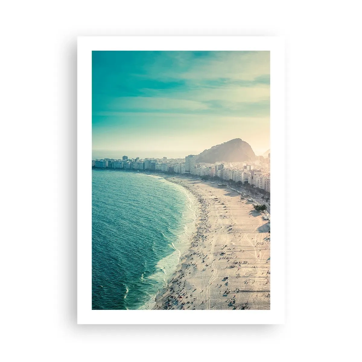 Poster - Eeuwige vakantie in Rio - 50x70 cm