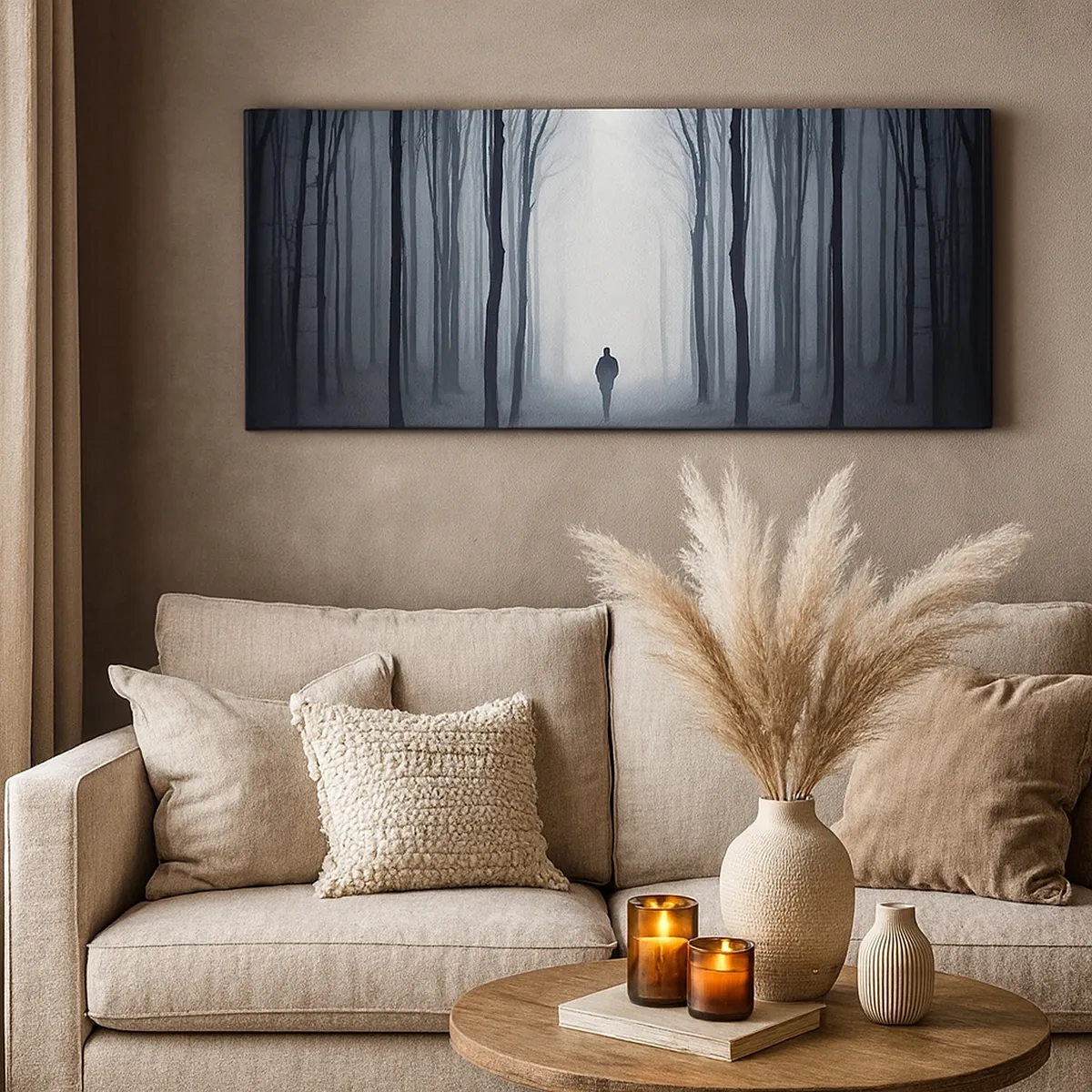 Schilderen op canvas - En alles is eenvoudig en duidelijk - 30x30 cm