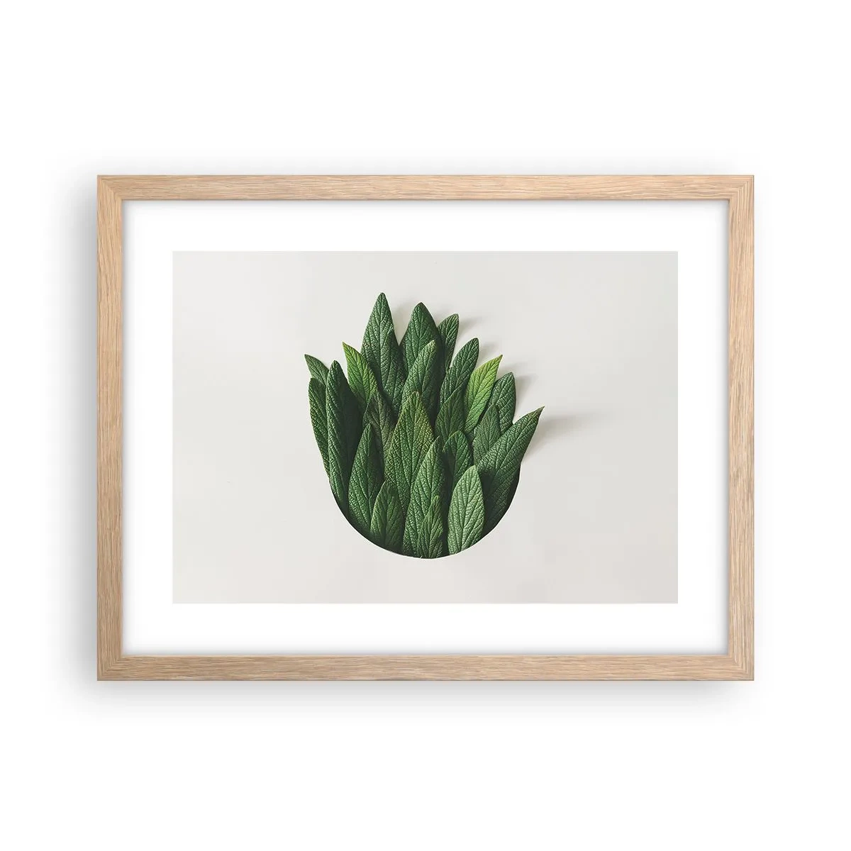 Een poster in een licht eiken lijst - Ongebreidelde nieuwsgierigheid - 40x30 cm