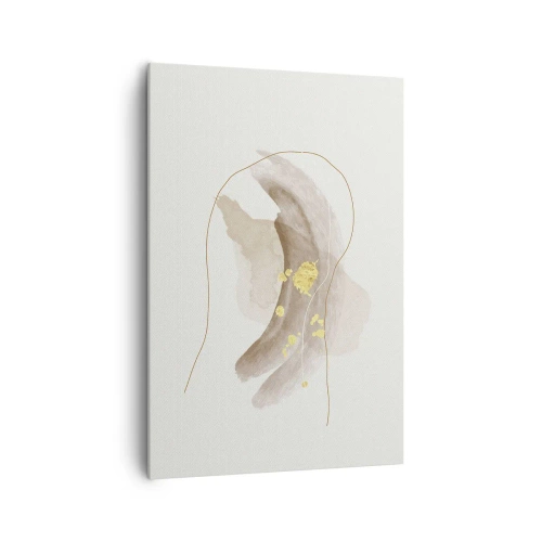 Schilderen op canvas - Ontmoet in de ruimte - 70x100 cm