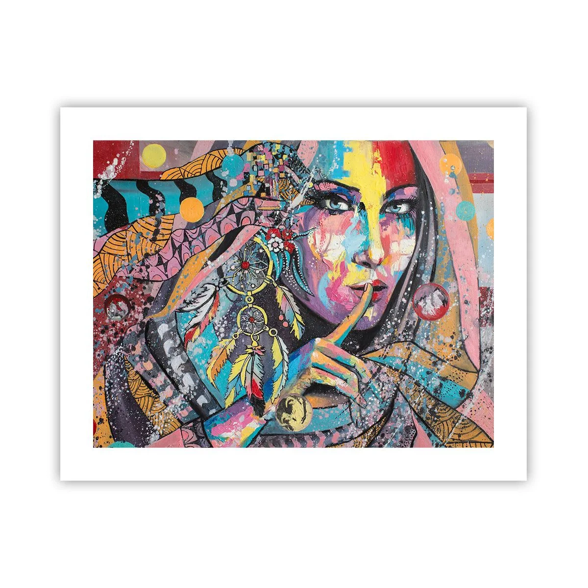 Poster - Zwijg totdat je het begrijpt - 50x40 cm