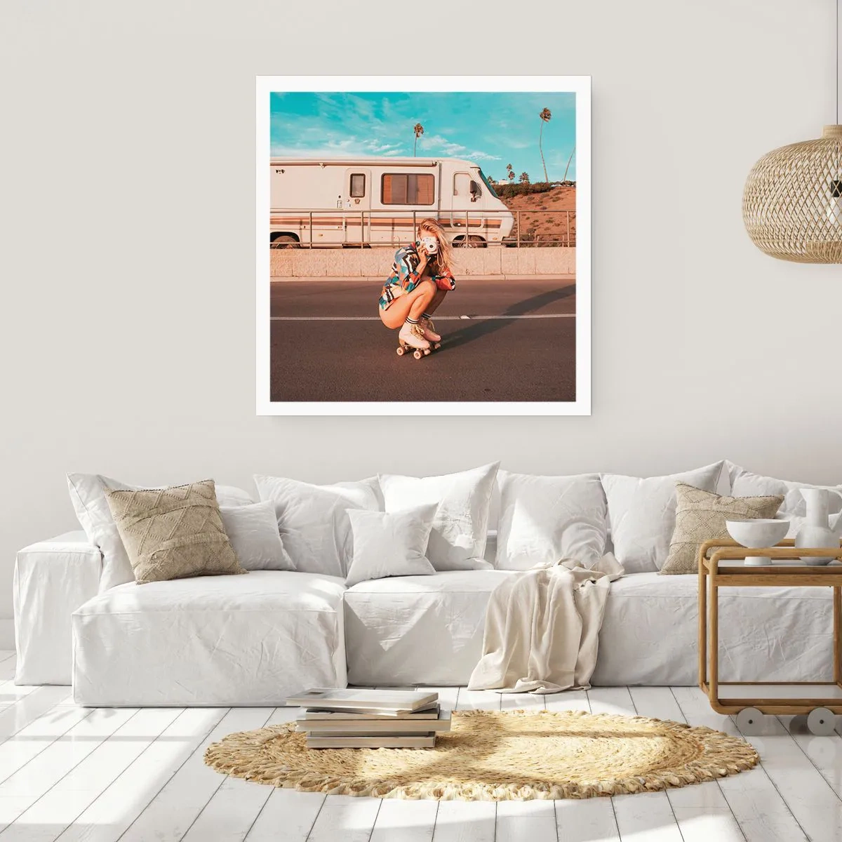 Poster - Lach alsjeblieft! - 40x40 cm