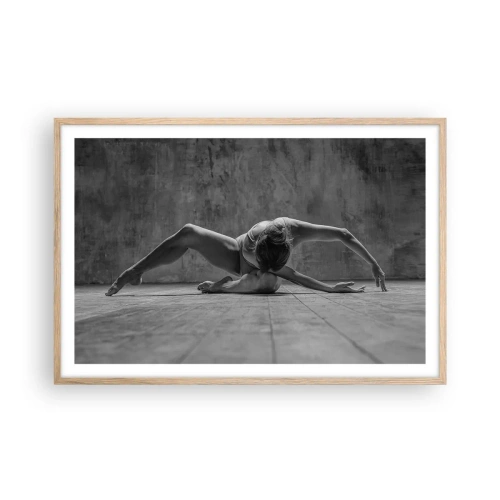 Een poster in een licht eiken lijst - Symmetrie gevonden - 91x61 cm