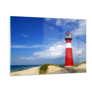 Schilderen op glas - Een droom eenzame plek - 120x80 cm
