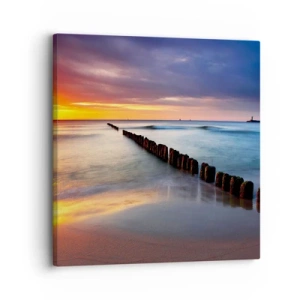 Schilderen op canvas - Luister naar de stilte - 30x30 cm