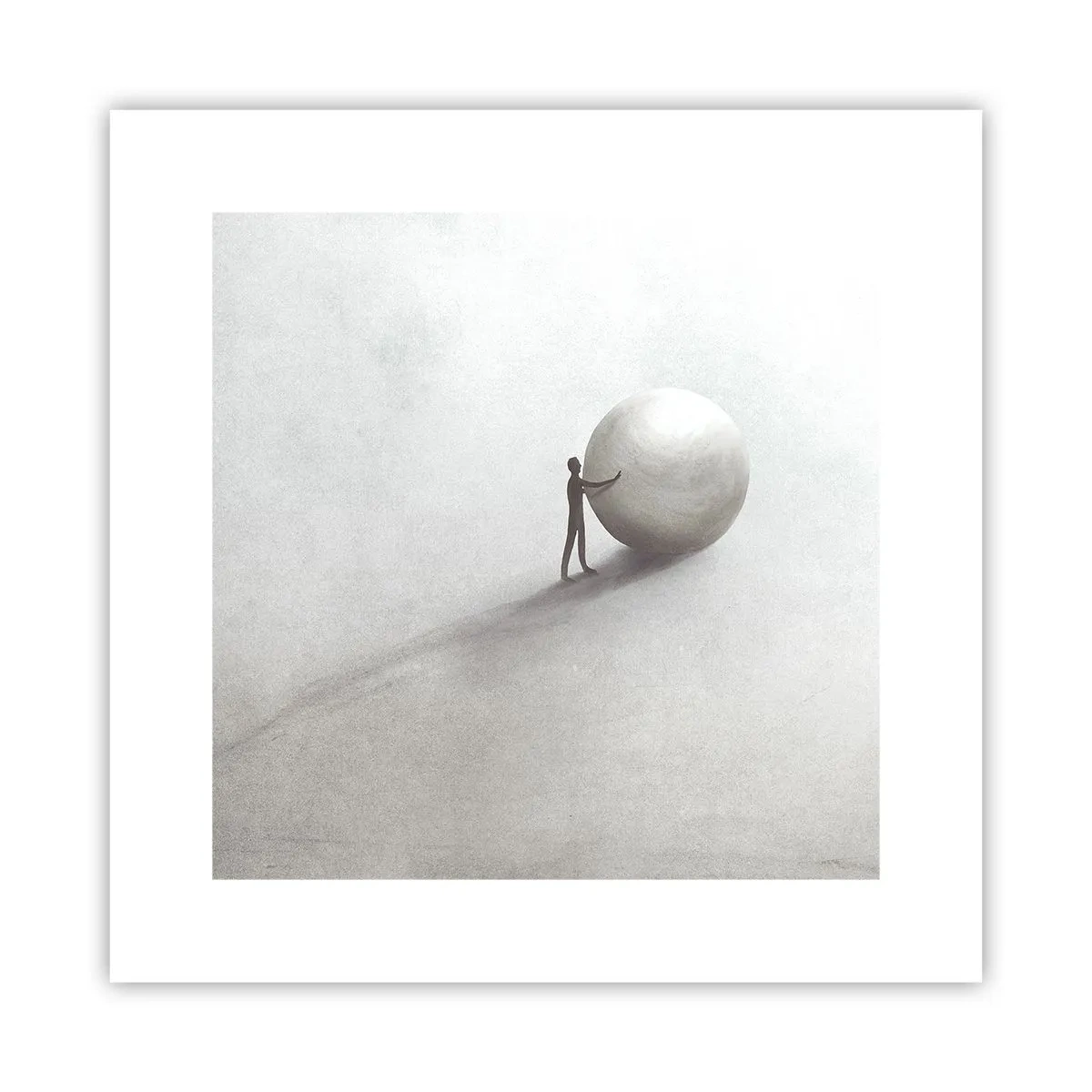 Poster - Het spel van het leven - 30x30 cm