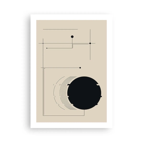 Poster - Een flexibele en dynamische compositie - 50x70 cm