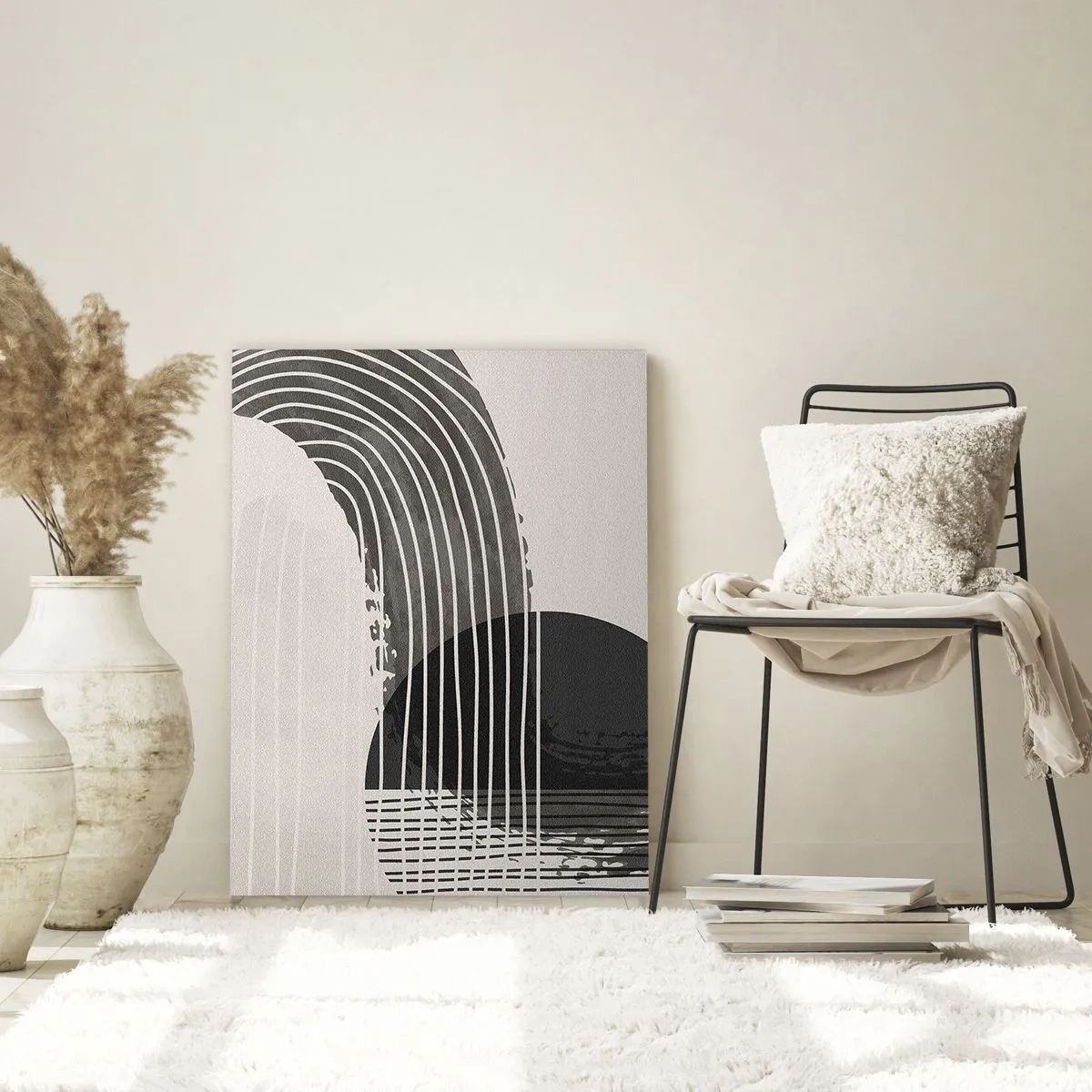 Schilderen op glas - Daar en terug - 70x100 cm