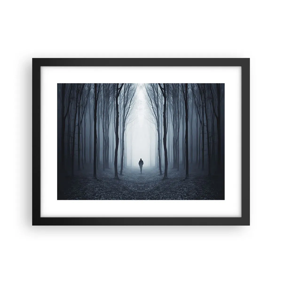 Poster in een zwarte lijst - En alles is eenvoudig en duidelijk - 40x30 cm