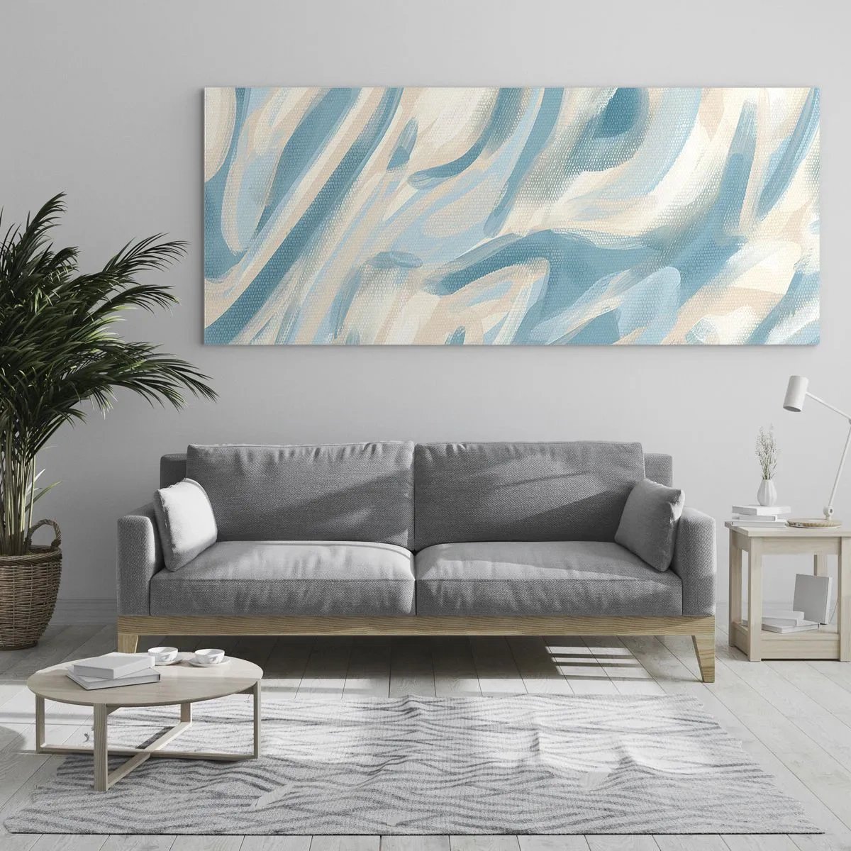 Schilderen op glas - Lente briesjes - 100x40 cm