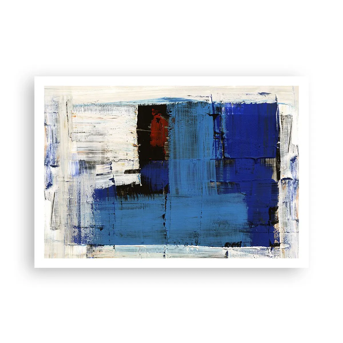 Poster - Het geheim van blauw - 100x70 cm