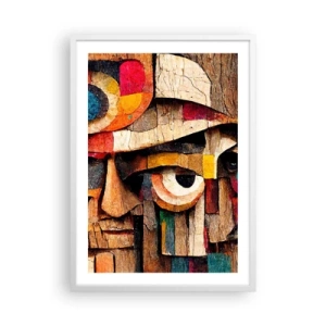 Poster in een witte lijst - Ik zie je… - 50x70 cm