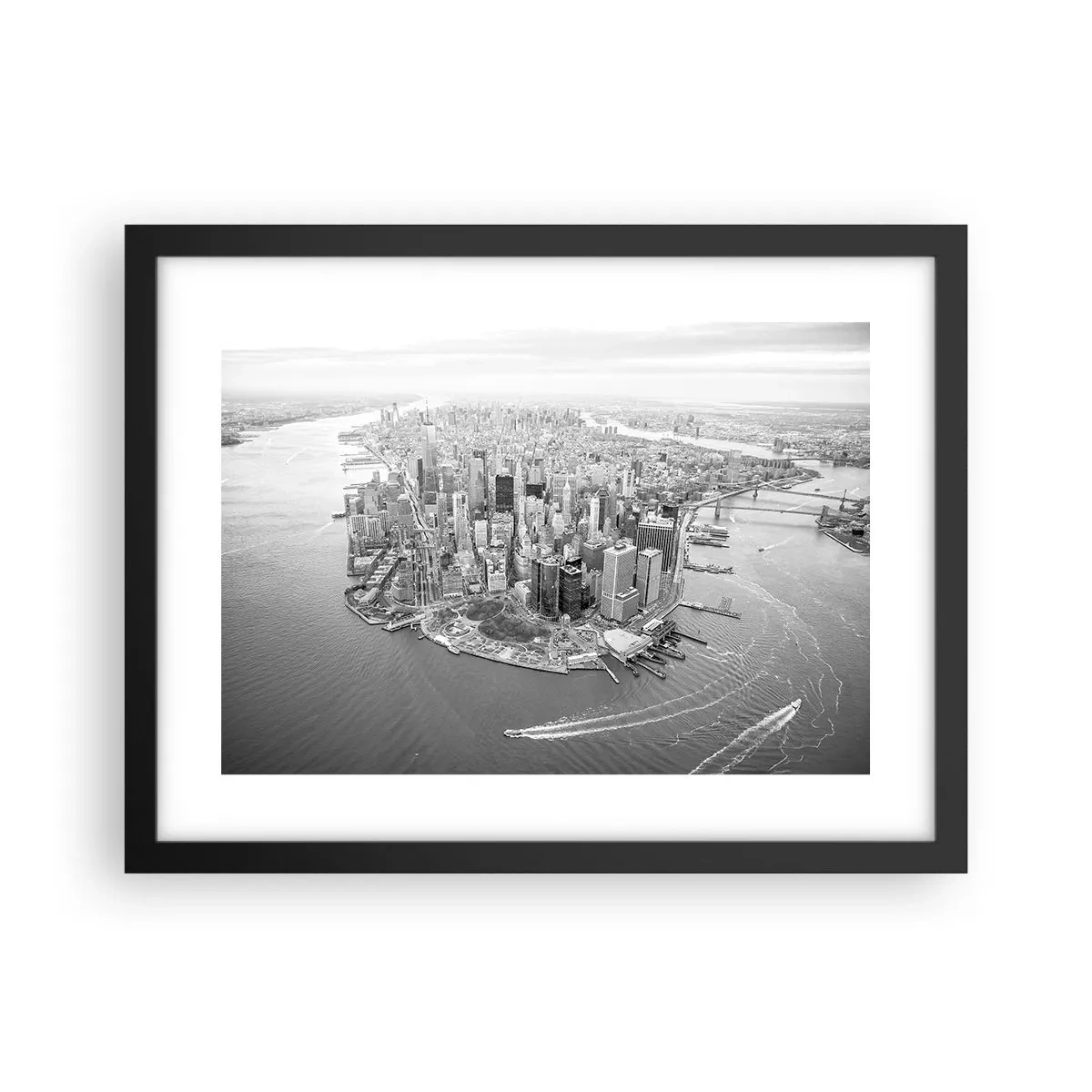 Poster in een zwarte lijst - Hoe niet lief te hebben? - 40x30 cm