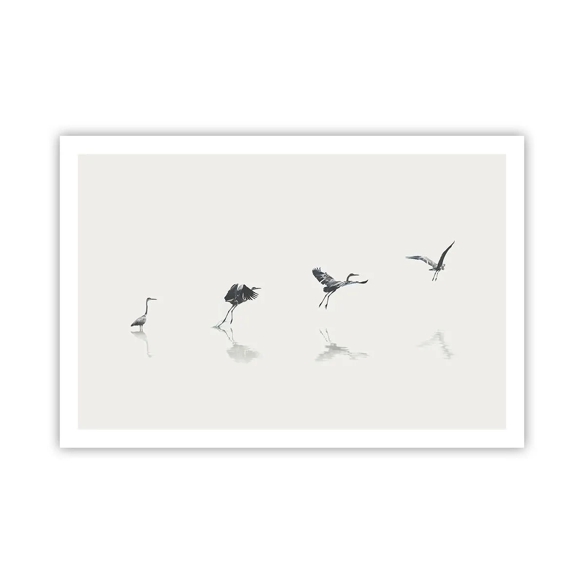 Poster - Vier eenvoudige stappen - 91x61 cm