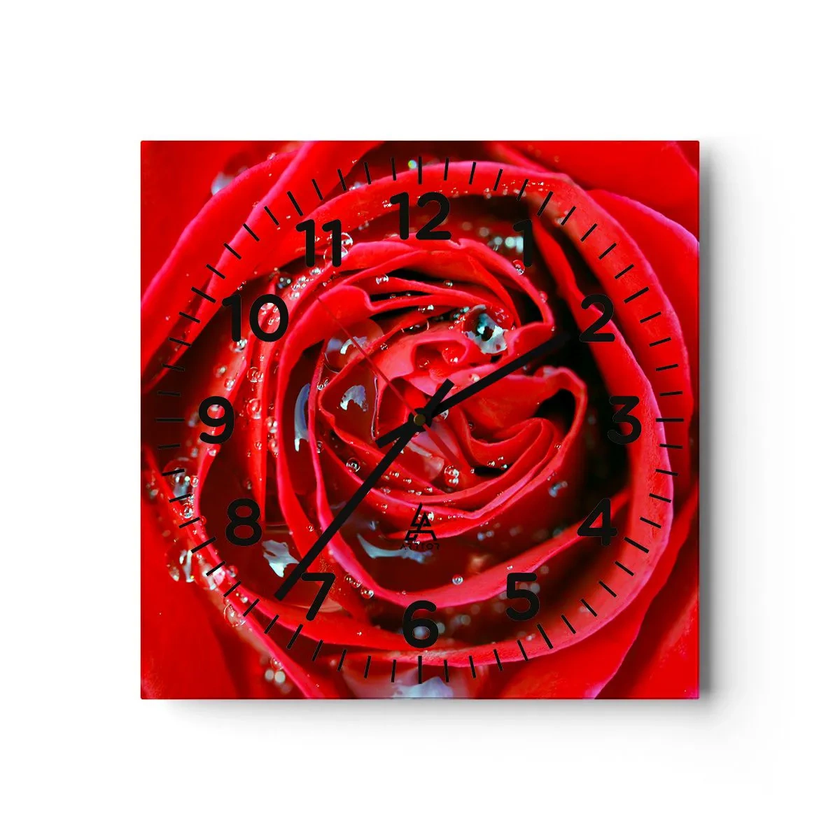 Wandklok - Klok - In de dauwdruppels - 30x30 cm