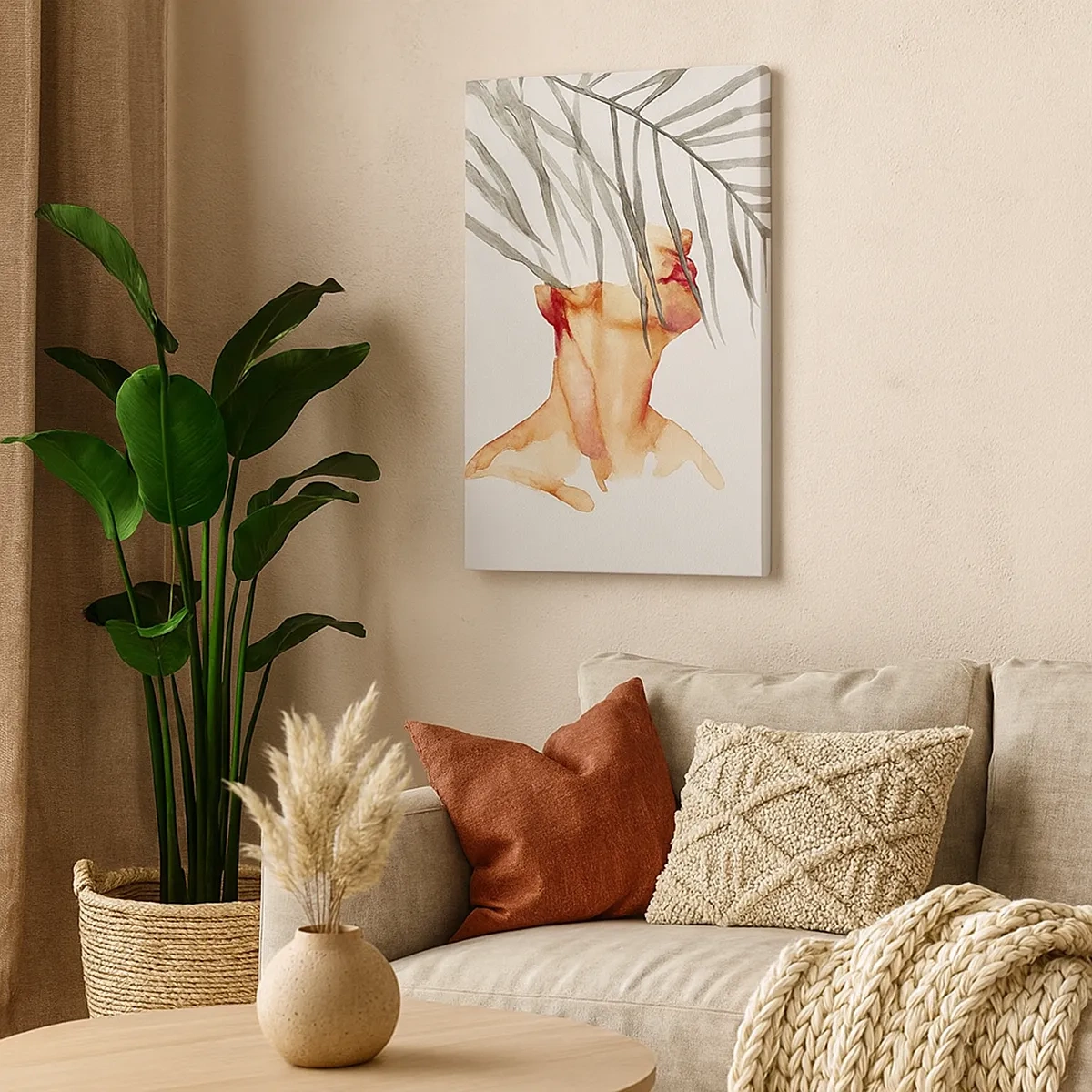 Schilderen op canvas - Voel de polsslag van de tropen - 50x70 cm