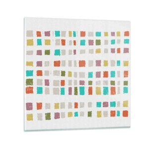 Schilderen op glas - Onbekend spel - 40x40 cm