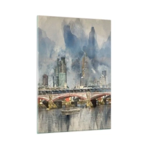 Schilderen op glas - Londen in al zijn glorie - 50x70 cm