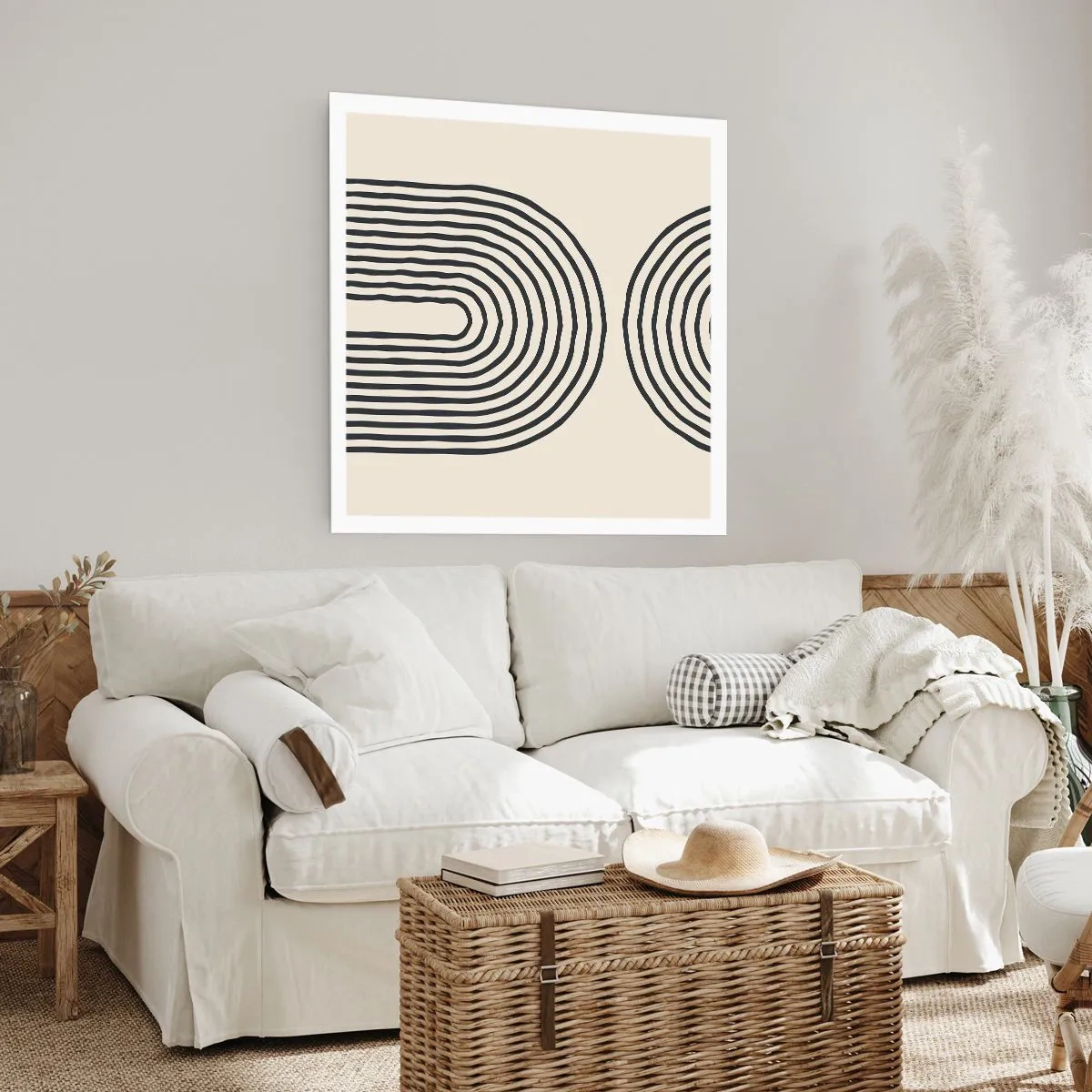 Poster - In een ogenblik ... - 40x40 cm
