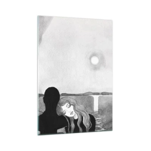 Schilderen op glas - Altijd een geheim - 50x70 cm