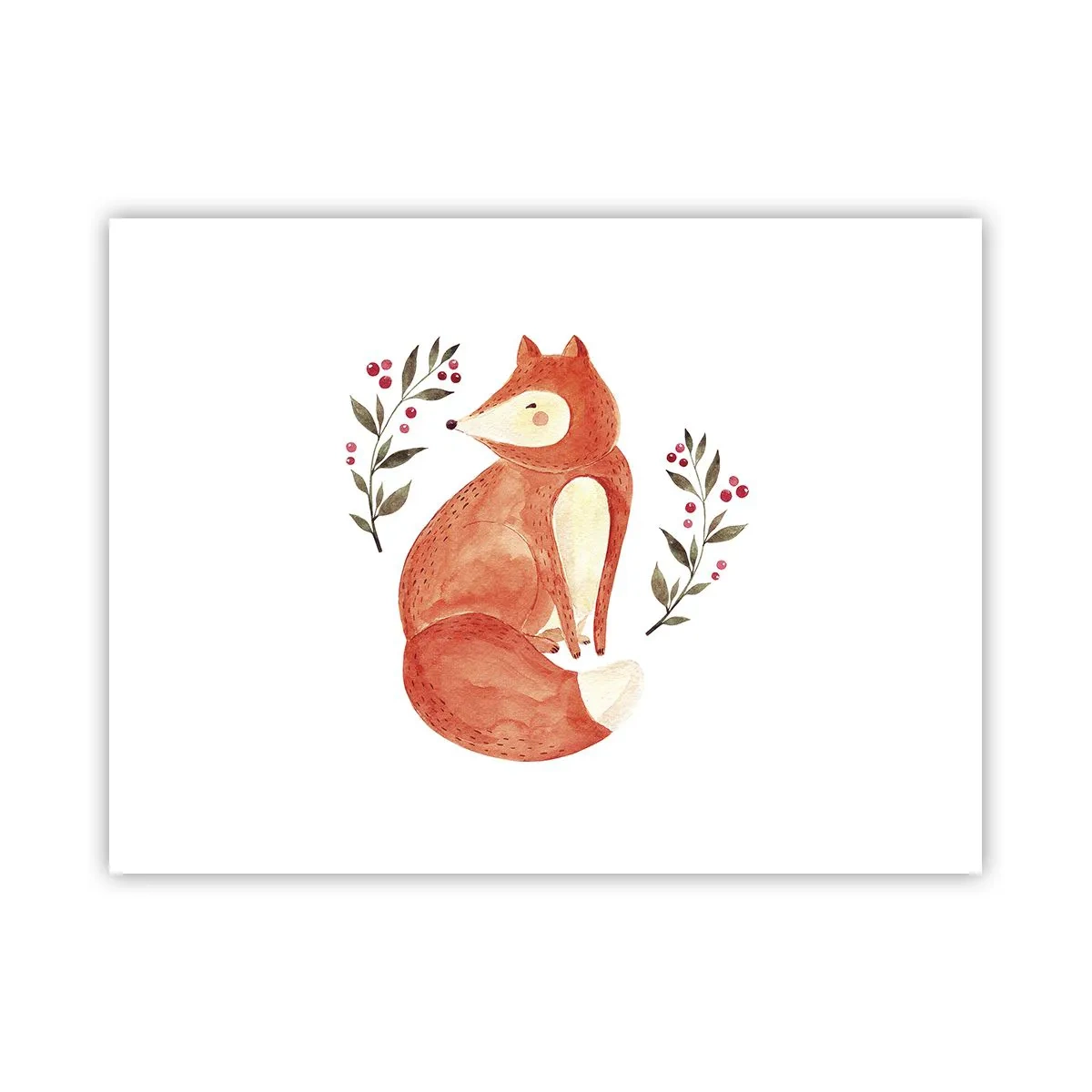Poster - Kleine roodharige - 40x30 cm