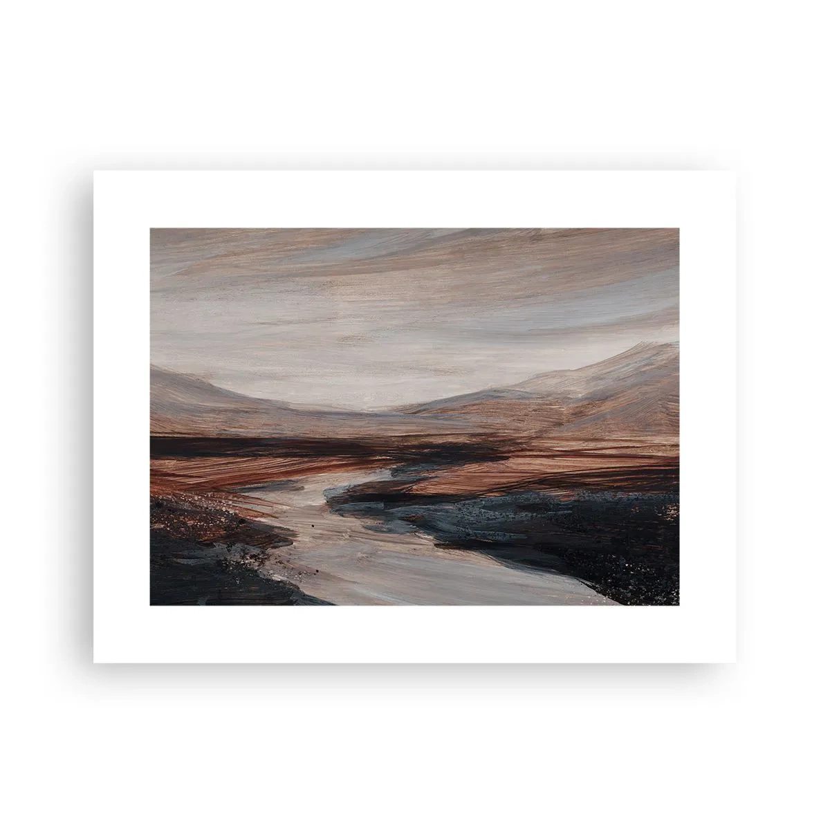 Poster - Een rustige vallei - 40x30 cm
