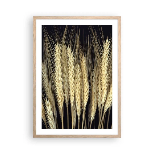 Een poster in een licht eiken lijst - Rustieke magie - 50x70 cm