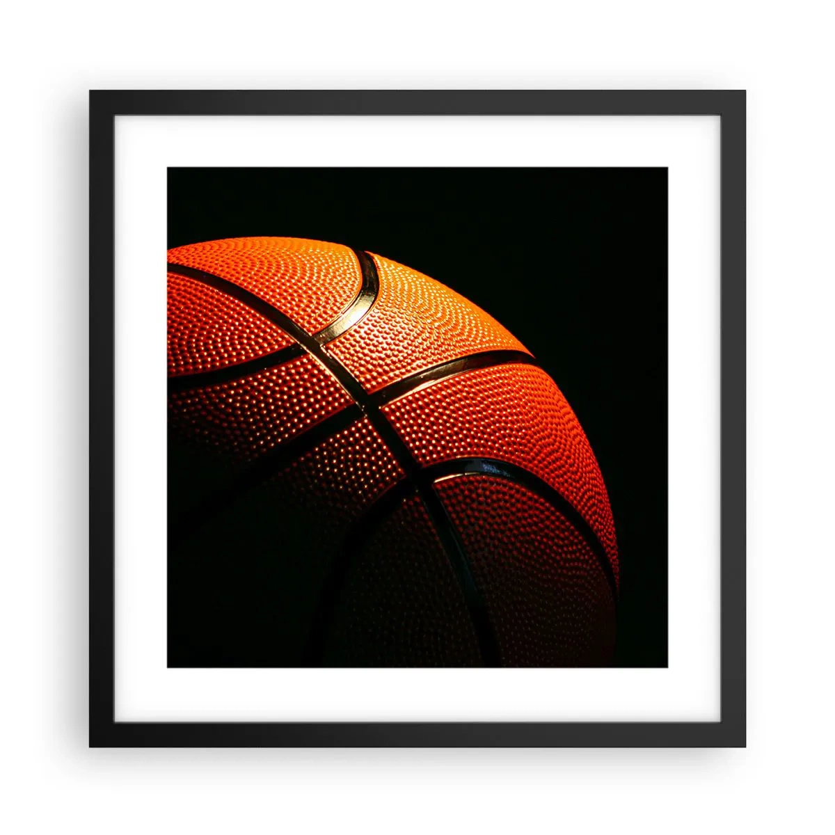 Poster in een zwarte lijst - Mooi als een planeet - 40x40 cm