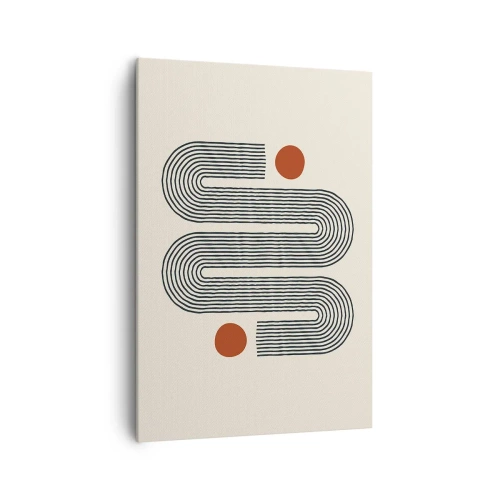 Schilderen op canvas - Van het begin tot het eind - 70x100 cm