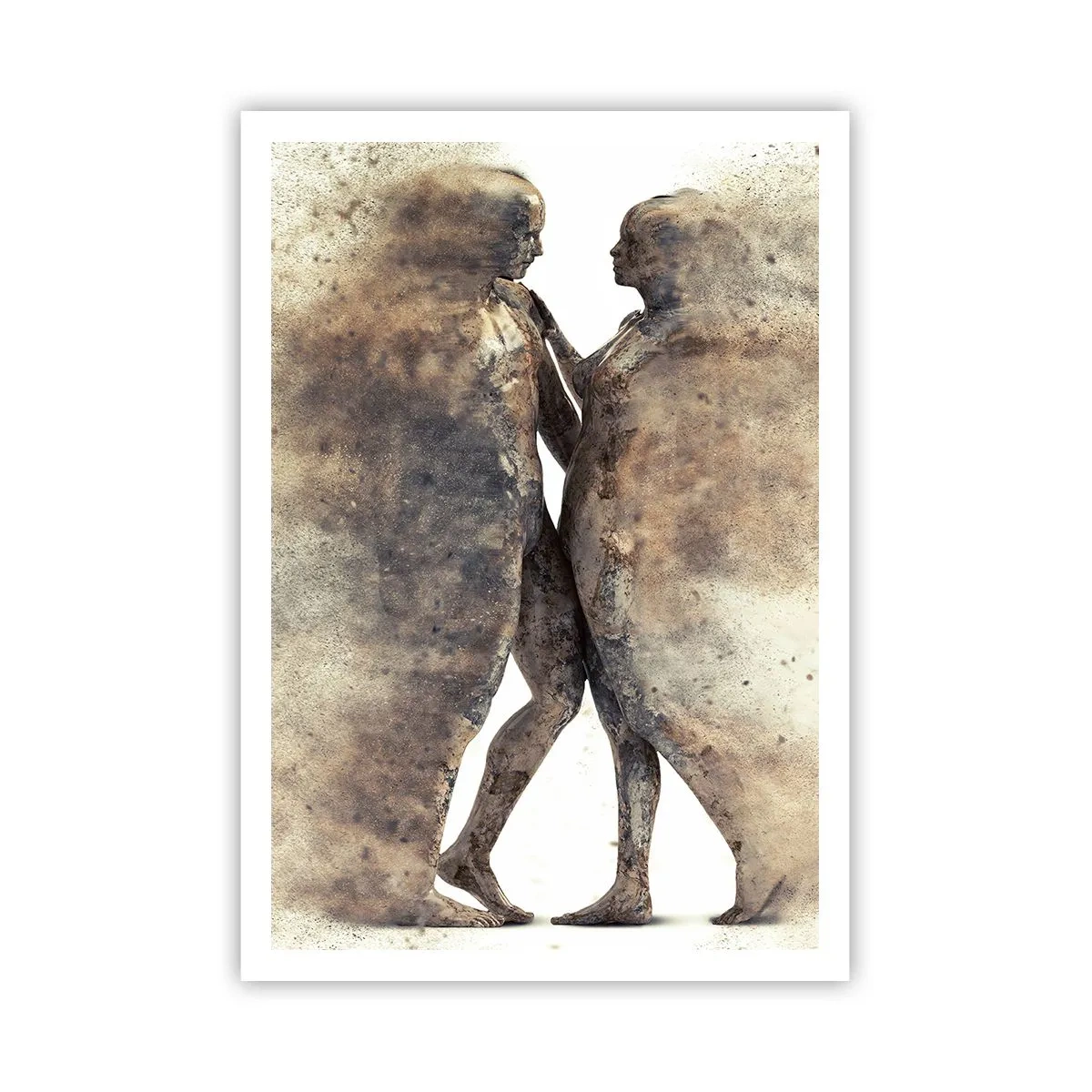Poster - Ze verrezen uit het stof tot liefde - 70x100 cm