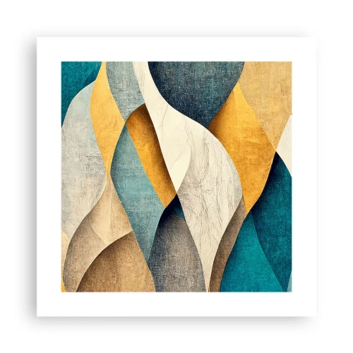 Poster - Ritme en beweging - 40x40 cm