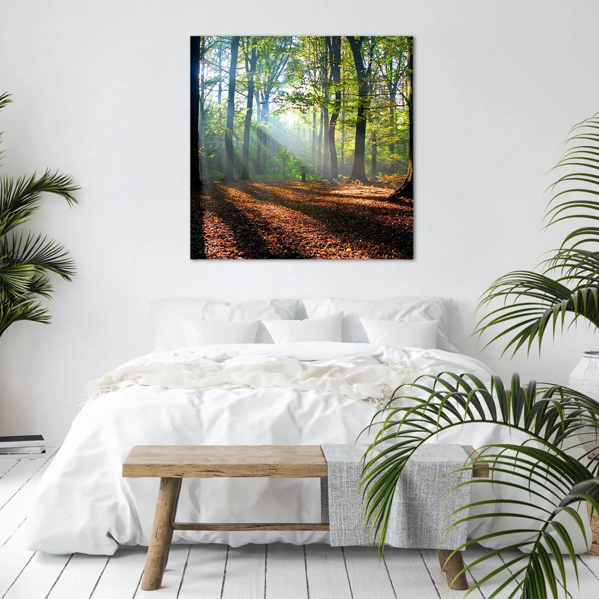 Schilderen op canvas - Lichten en schaduwen - 30x30 cm