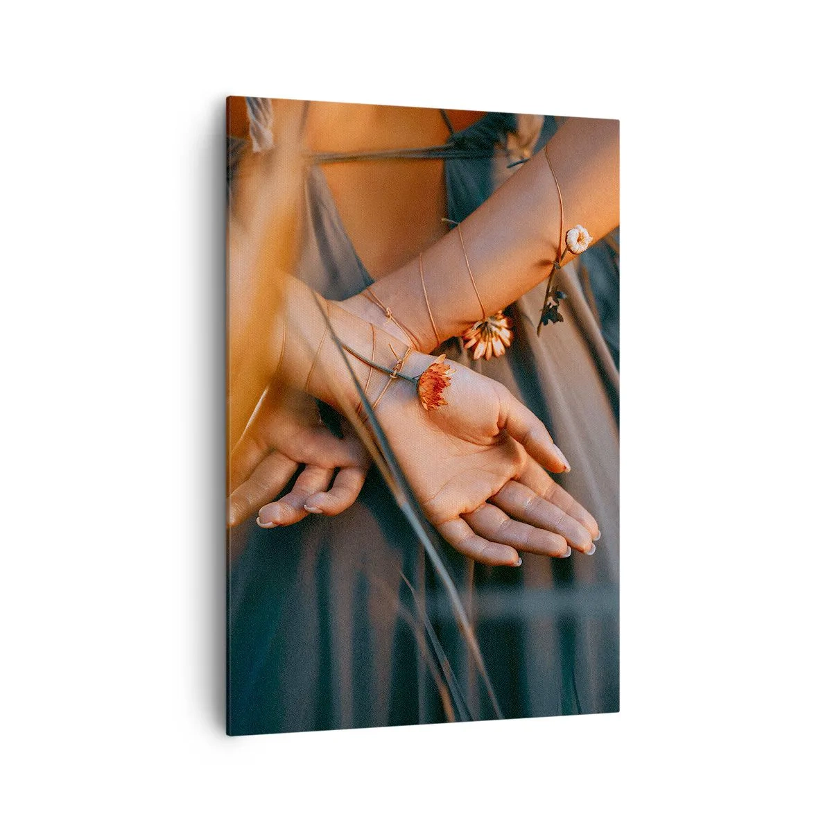 Schilderen op canvas - Verbonden met de natuur - 70x100 cm