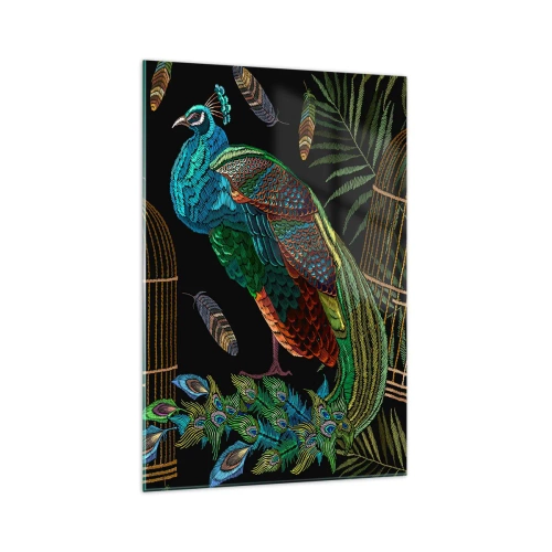 Schilderen op glas - In koninklijke gewaden - 70x100 cm