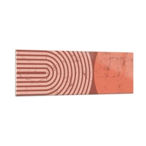 Schilderen op glas - Een nauwe band - 90x30 cm