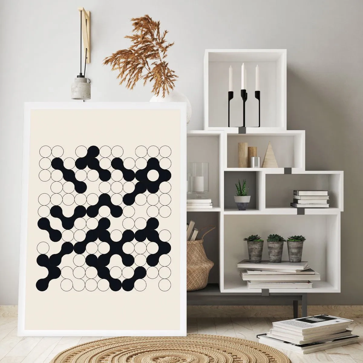 Poster - Chinees spel – variatie - 40x50 cm