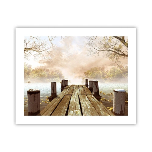 Poster - Het milde verdriet van de herfst - 50x40 cm