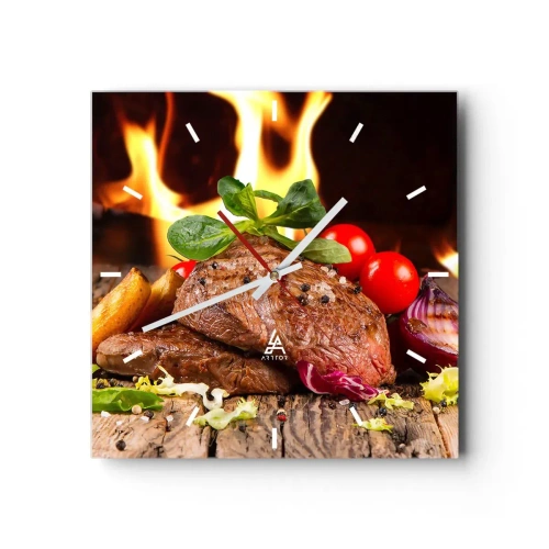 Wandklok - Klok - Opgewekt door hitte - 40x40 cm