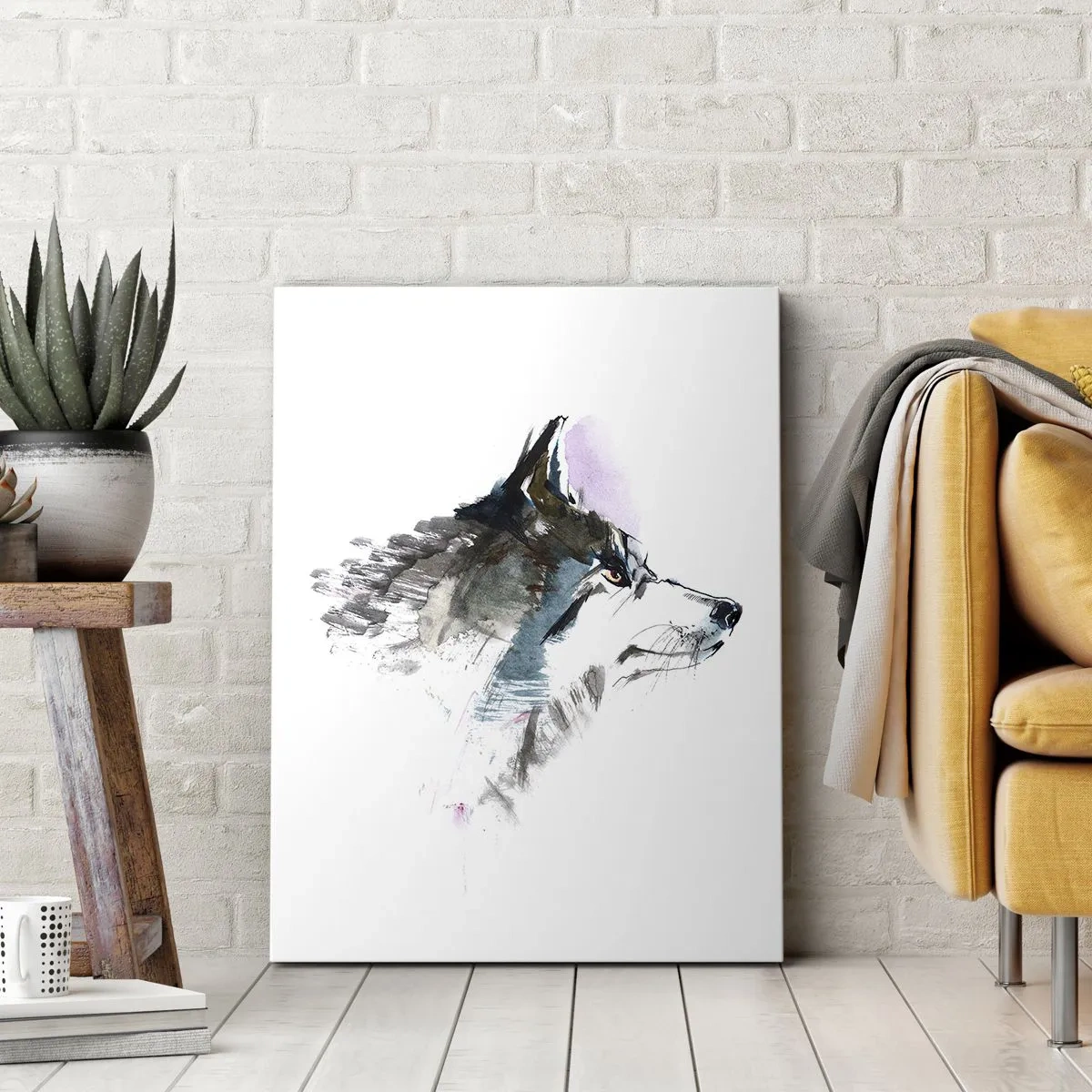 Schilderen op canvas - Als we het over de duivel hebben - 50x70 cm