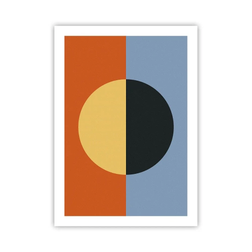 Poster - Een compositie van warmte en koelte - 50x70 cm