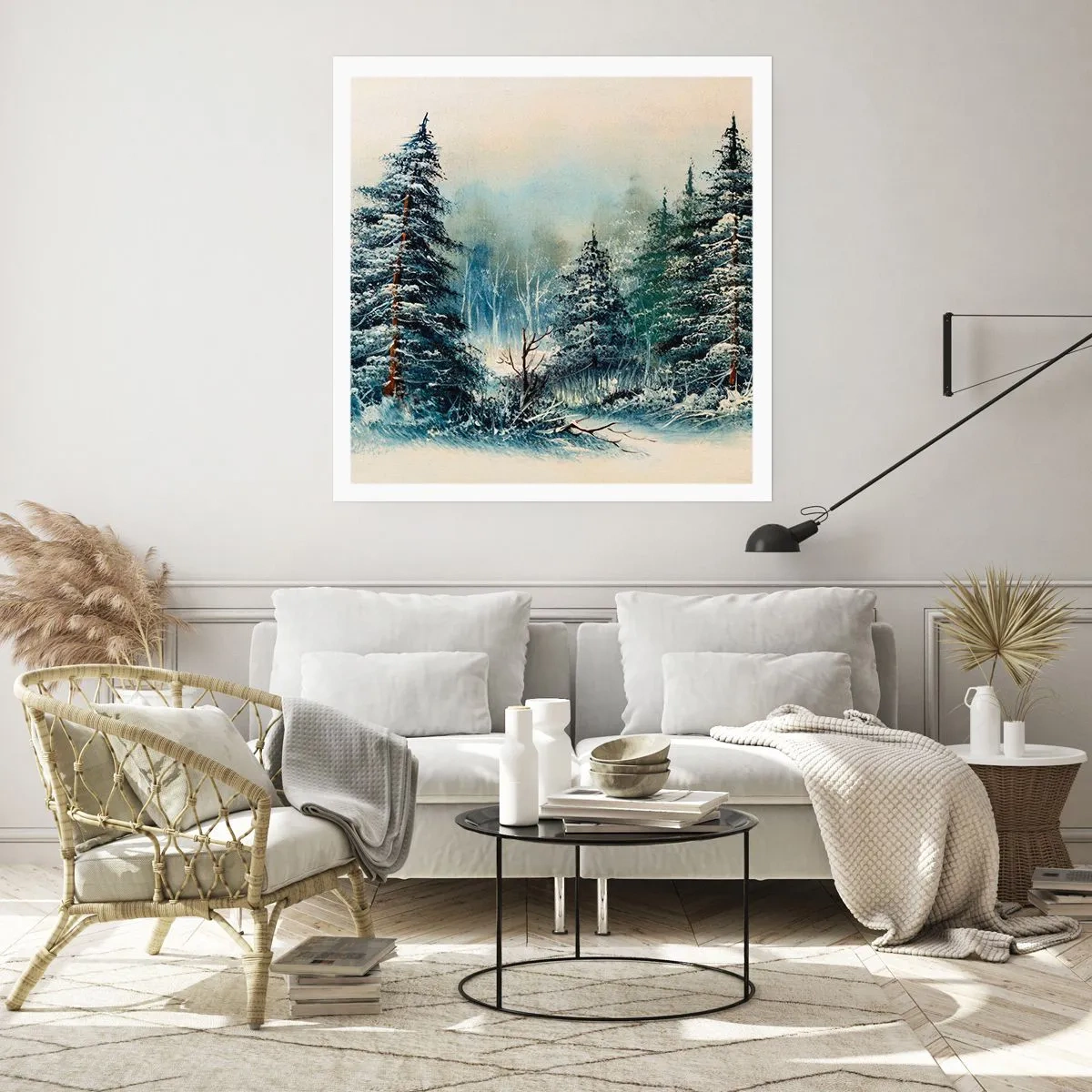 Poster - Klaar voor kerst - 30x30 cm