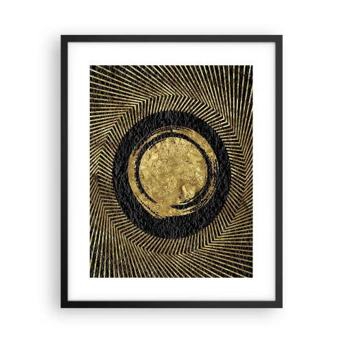 Poster in een zwarte lijst - Glamour-compositie - 40x50 cm