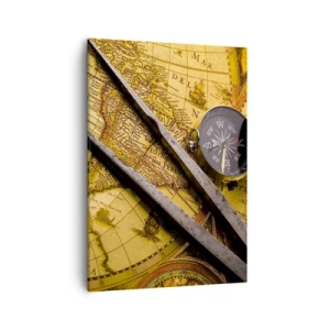 Schilderen op canvas - Waar zijn deze schatten? - 50x70 cm