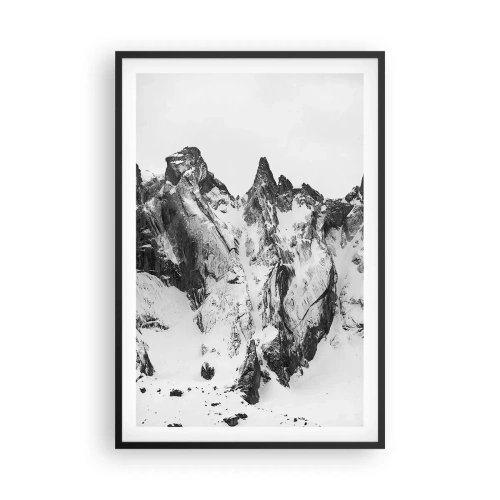 Poster in een zwarte lijst - Granieten gevaarlijke nok - 61x91 cm