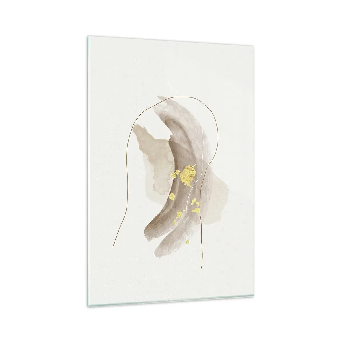 Schilderen op glas - Ontmoet in de ruimte - 80x120 cm