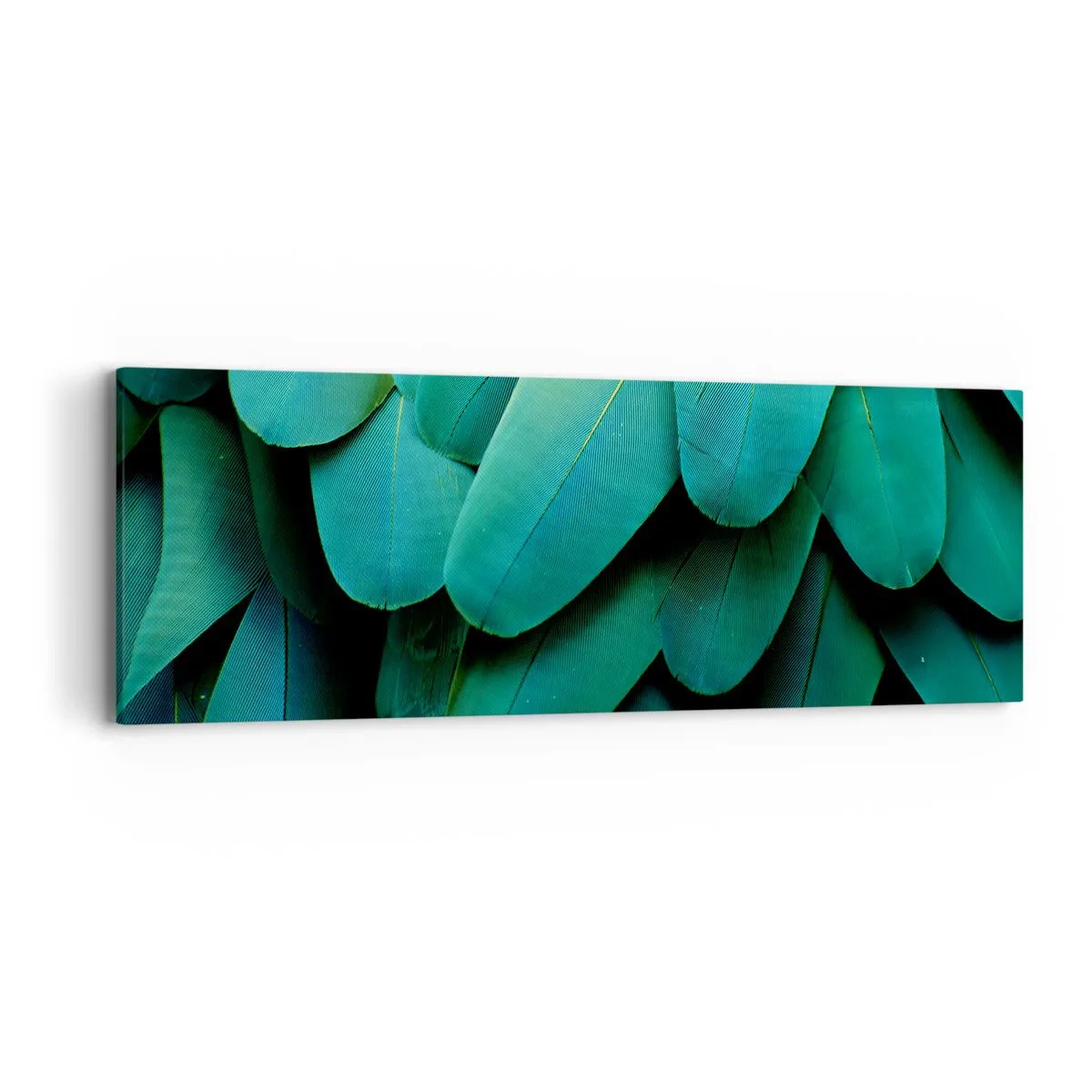 Schilderen op canvas - Papegaaiachtige precisie - 90x30 cm